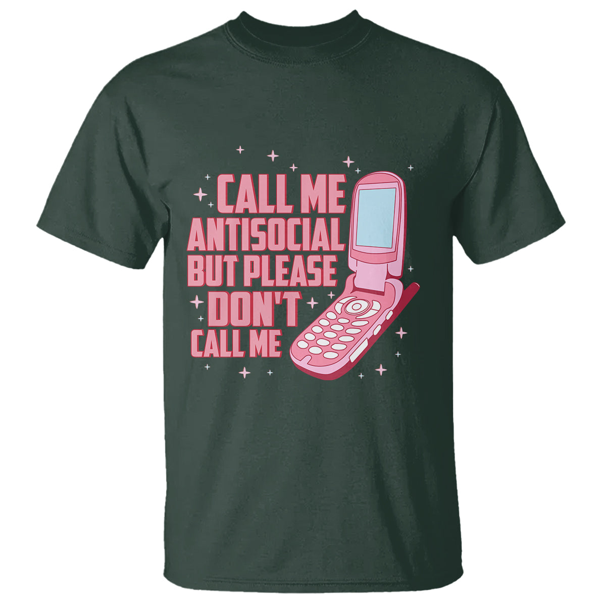Introvert T Shirt Call Me Antisocial But Please Don't Call Me - Wonder Print Shop