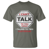 Anti Social T Shirt Can't Talk To You Today I Talked To Two People Yesterday Introvert - Wonder Print Shop
