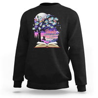 Introvert Book Lover Sweatshirt Books Helping Introverts Avoid Conversation - Wonder Print Shop