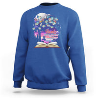 Introvert Book Lover Sweatshirt Books Helping Introverts Avoid Conversation - Wonder Print Shop