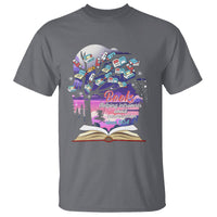 Introvert Book Lover T Shirt Books Helping Introverts Avoid Conversation - Wonder Print Shop