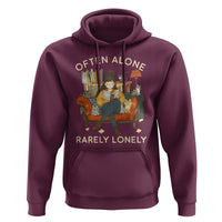 Introvert Hoodie Often Alone Rarely Lonely - Wonder Print Shop