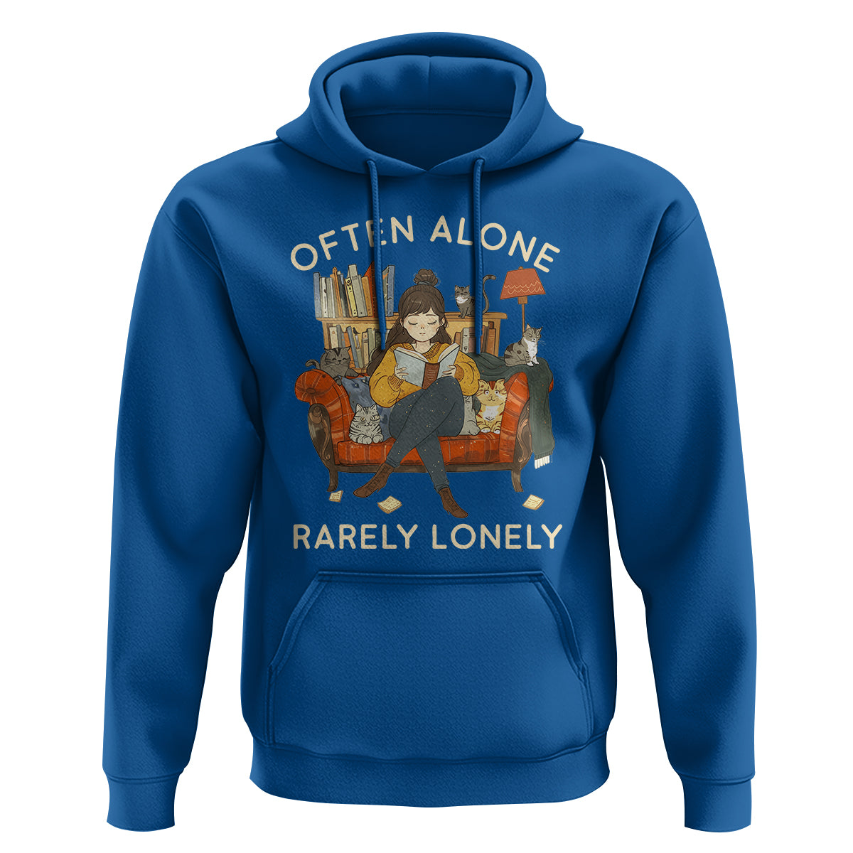 Introvert Hoodie Often Alone Rarely Lonely - Wonder Print Shop