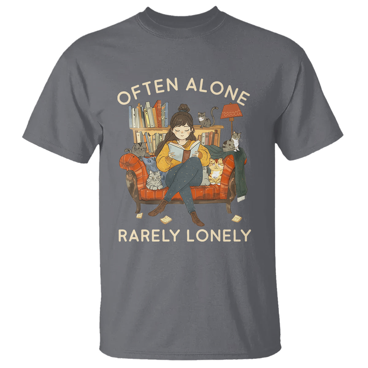 Introvert T Shirt Often Alone Rarely Lonely - Wonder Print Shop