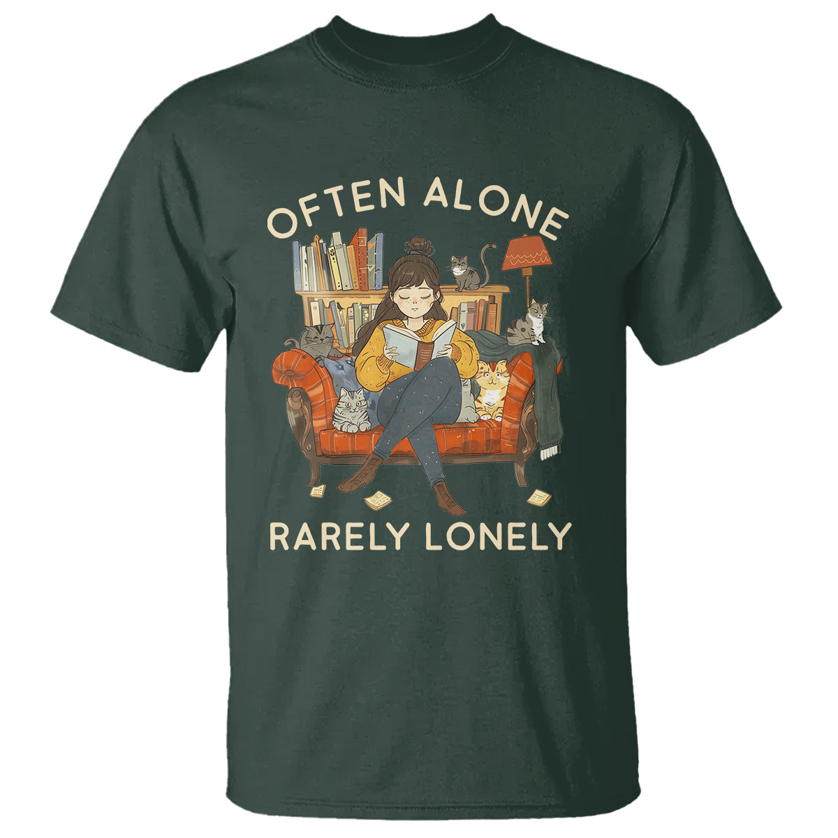 Introvert T Shirt Often Alone Rarely Lonely - Wonder Print Shop