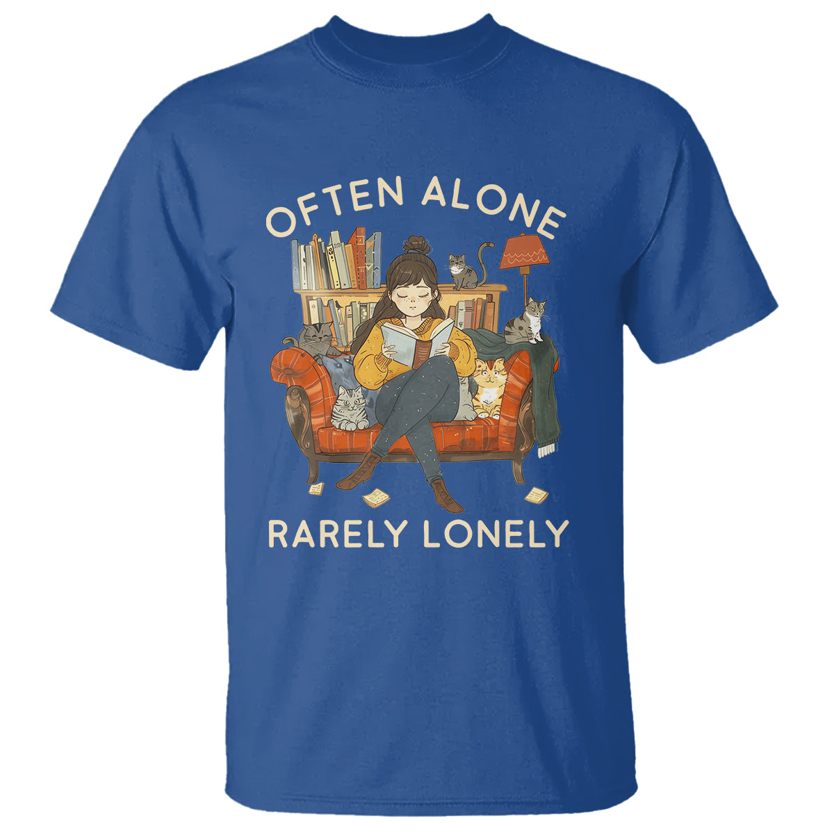 Introvert T Shirt Often Alone Rarely Lonely - Wonder Print Shop