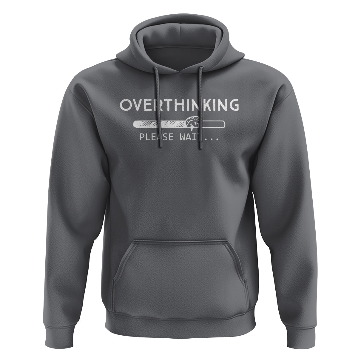 Overthinking Loading Please Wait Hoodie - Wonder Print Shop