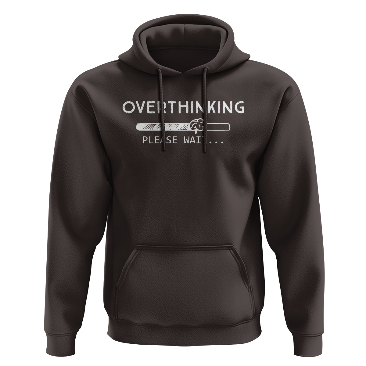 Overthinking Loading Please Wait Hoodie - Wonder Print Shop