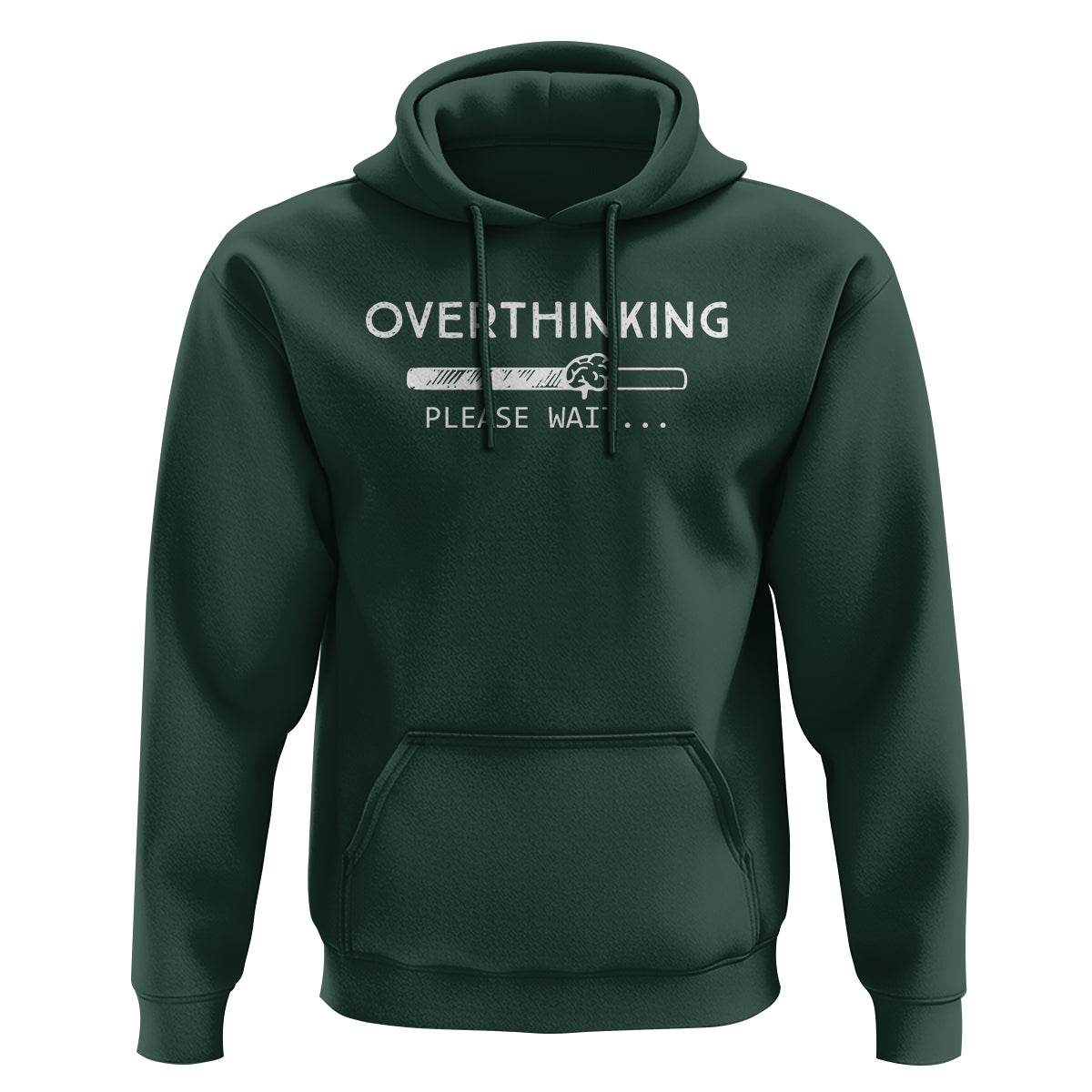 Overthinking Loading Please Wait Hoodie - Wonder Print Shop