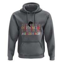 Overthinking And Also Hungry Cute Cat Hoodie - Wonder Print Shop