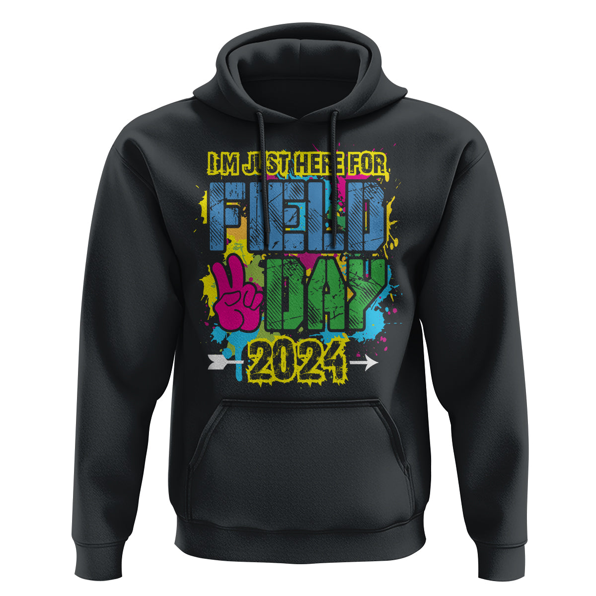 I'm Just Here For Field Day 2024 Hoodie - Wonder Print Shop