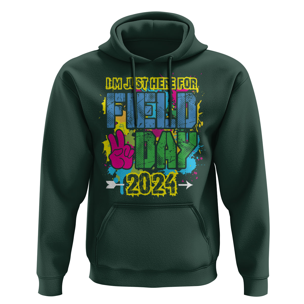 I'm Just Here For Field Day 2024 Hoodie - Wonder Print Shop