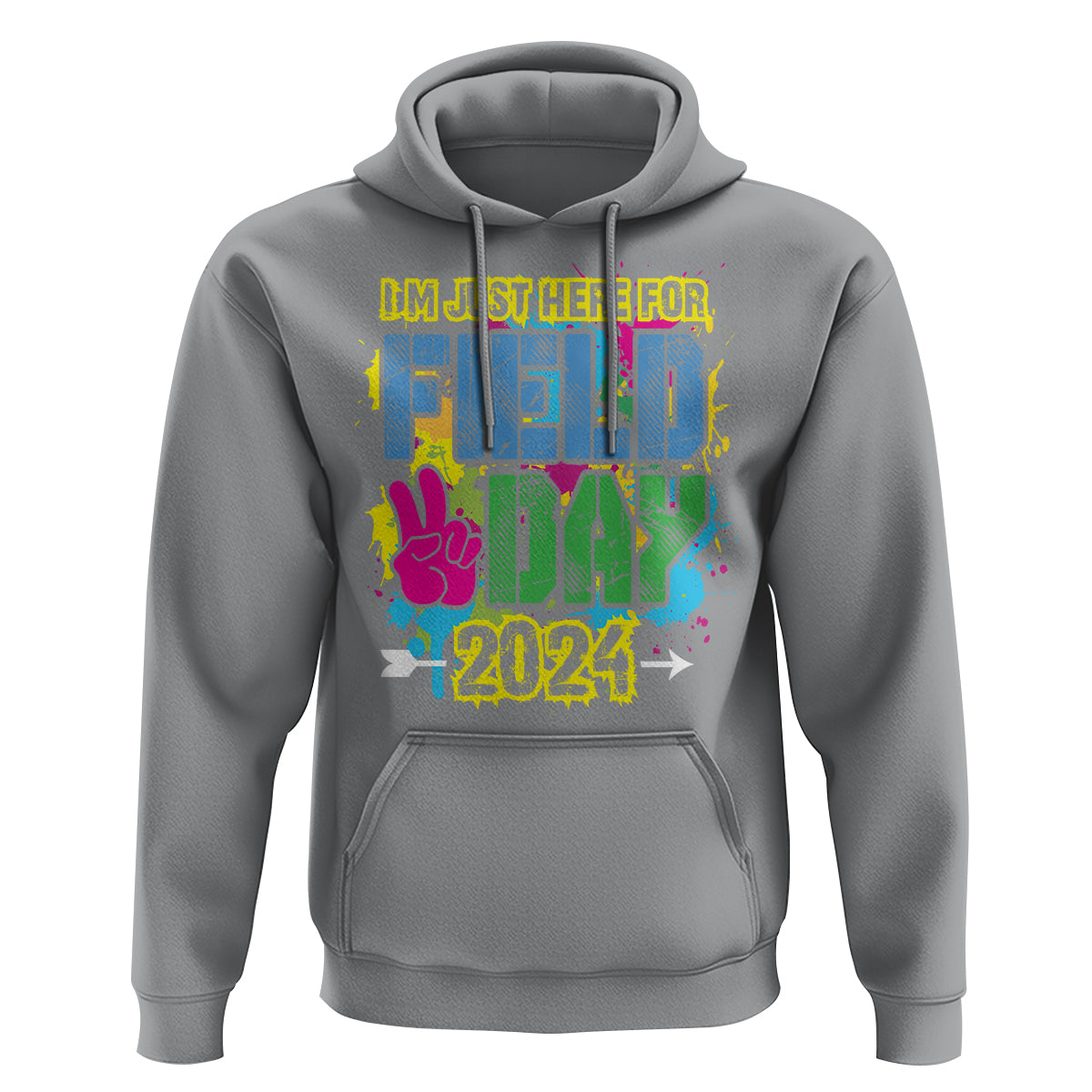 I'm Just Here For Field Day 2024 Hoodie - Wonder Print Shop