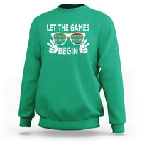 Field Day Sweatshirt Let The Games Begin Field Trip Fun Day - Wonder Print Shop