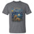 Capybara Lover T Shirt Don't Worry Be Capy Starry Night - Wonder Print Shop