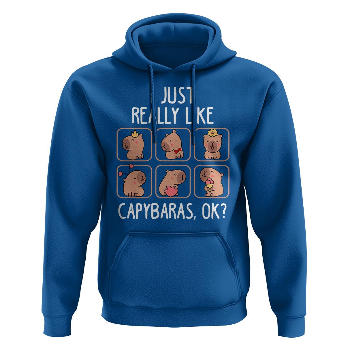 Capybara Lover Hoodie I Just Really Like Capybaras Cute Capy - Wonder Print Shop