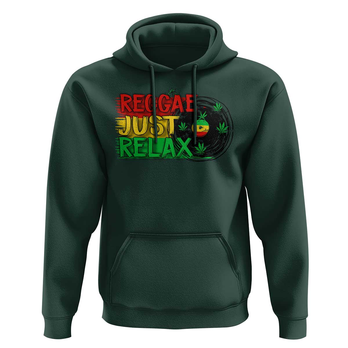 Funny Reggae Just Relax Cannabis Weed 420 Hoodie - Wonder Print Shop