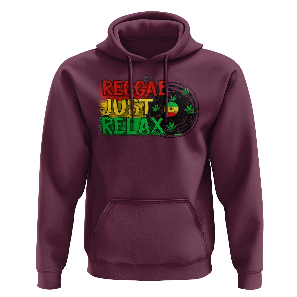 Funny Reggae Just Relax Cannabis Weed 420 Hoodie - Wonder Print Shop