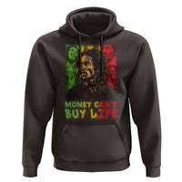 Legend Bob Hoodie Money Can't Buy Life Jamaican Reggae - Wonder Print Shop