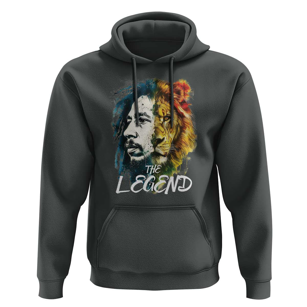 Legend Bob Lion Reggae Jamaica Music Hoodie - Wonder Print Shop