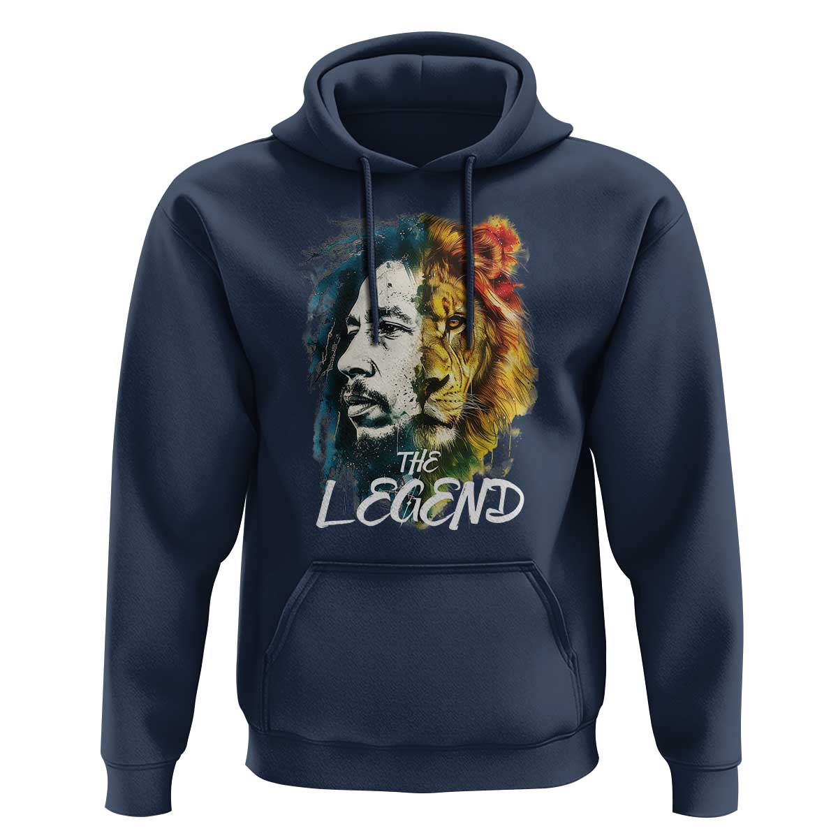 Legend Bob Lion Reggae Jamaica Music Hoodie - Wonder Print Shop