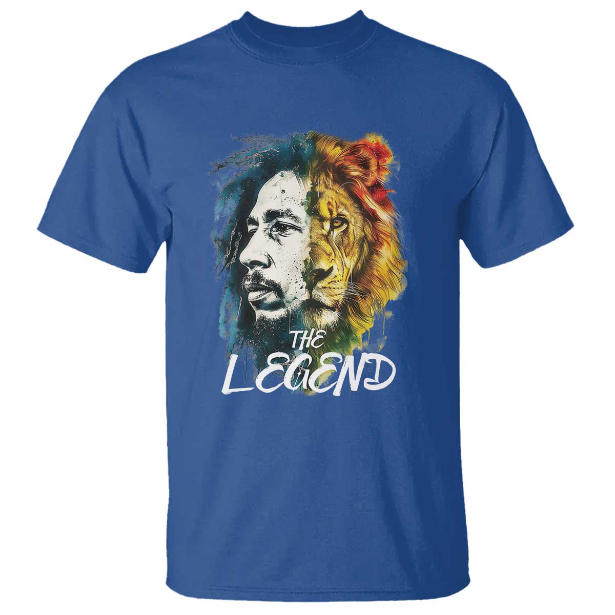 Legend Bob Lion Reggae Jamaica Music T Shirt - Wonder Print Shop