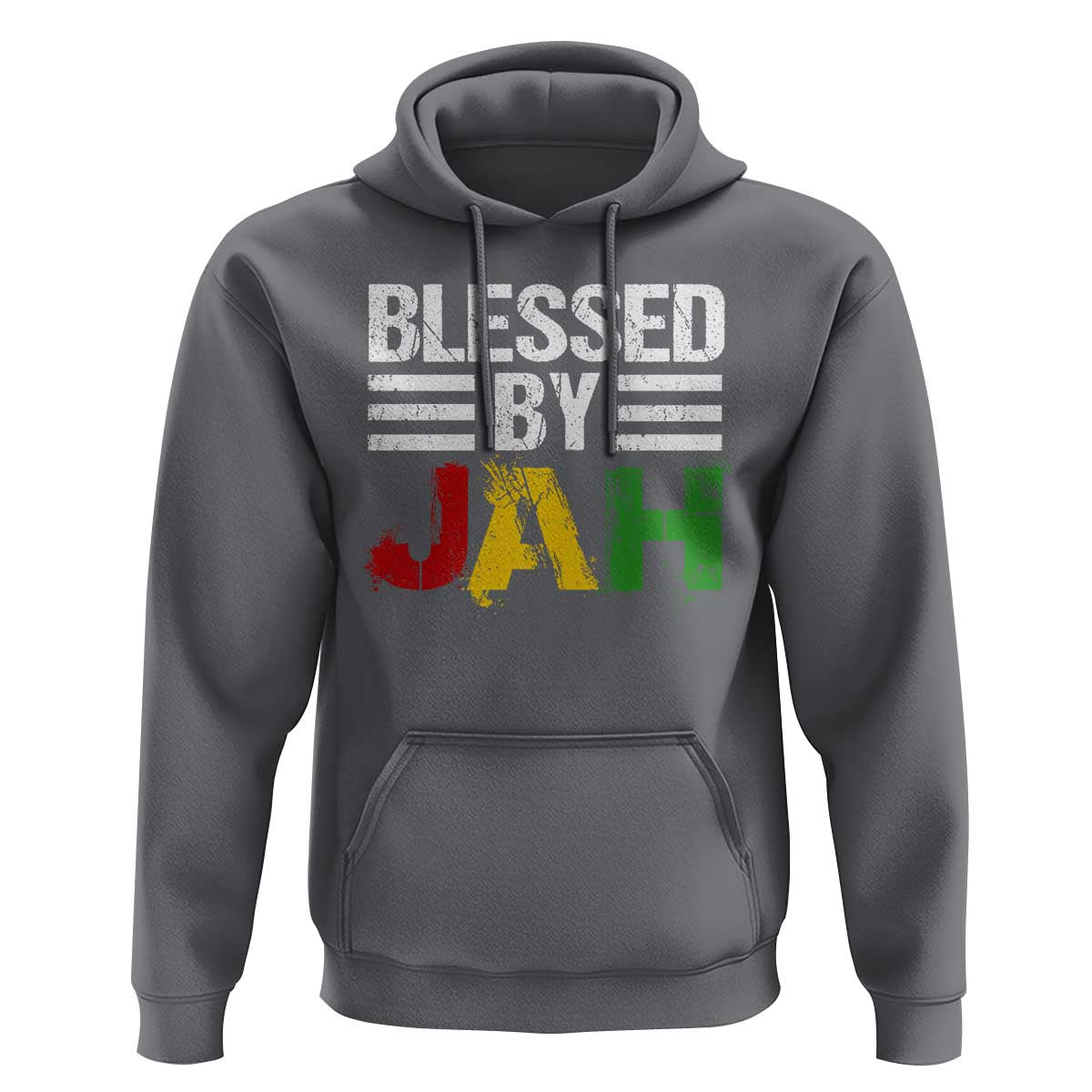Blessed By Jah Jamaican Rastafari Rasta Hoodie - Wonder Print Shop