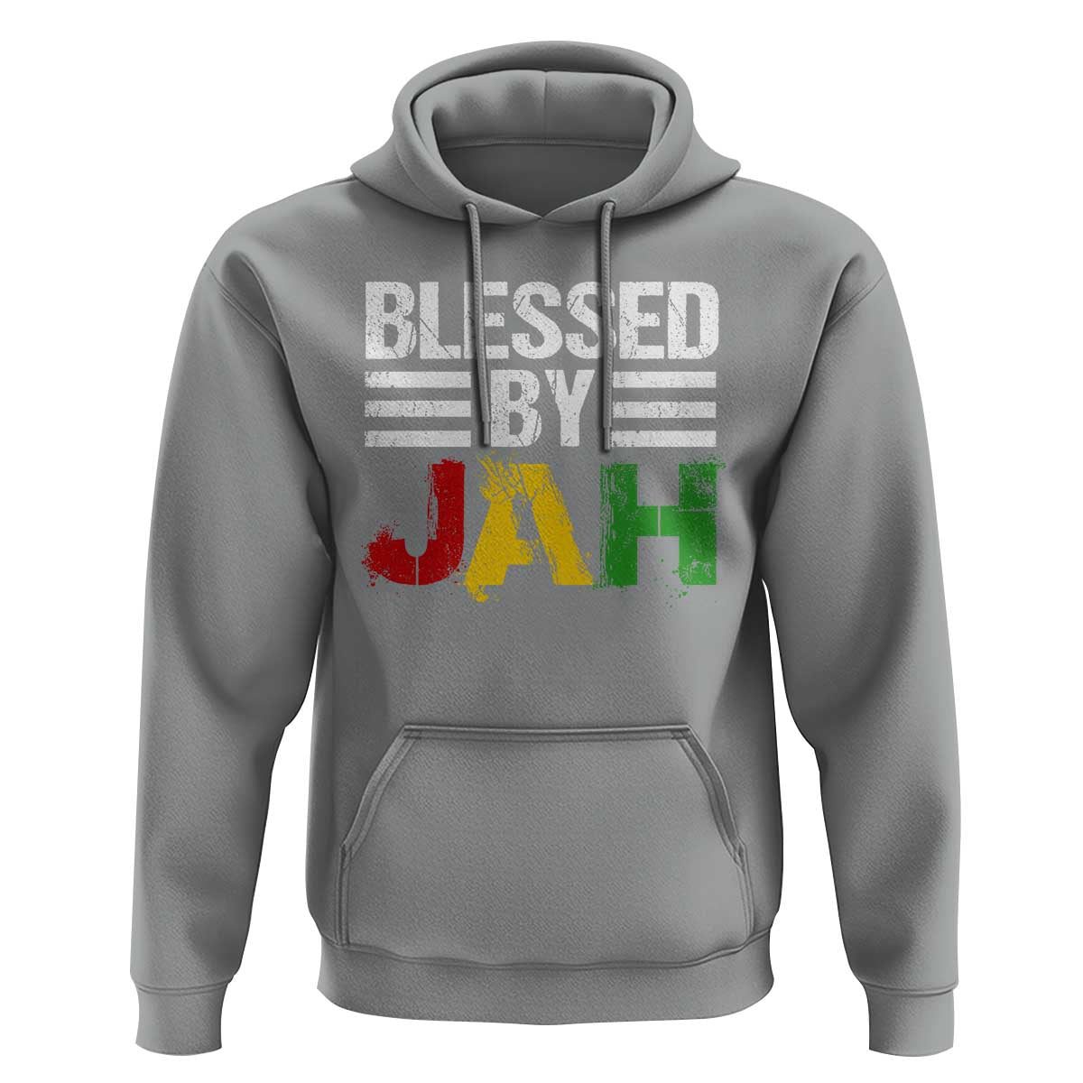 Blessed By Jah Jamaican Rastafari Rasta Hoodie - Wonder Print Shop