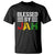 Blessed By Jah Jamaican Rastafari Rasta T Shirt - Wonder Print Shop