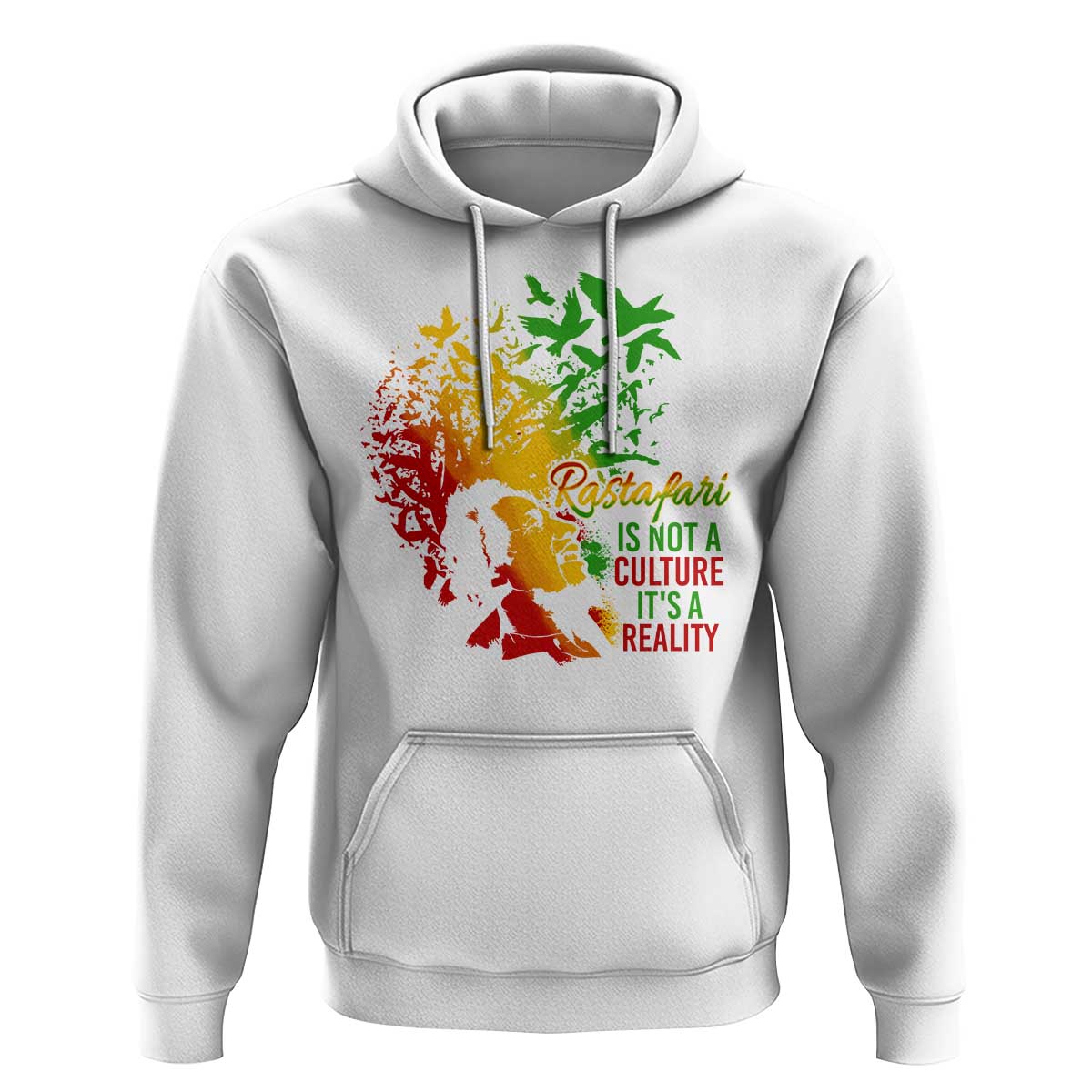 Rasta Legend Bob Hoodie Rastafari Is Not A Culture It's A Reality Jamaica Jamaican - Wonder Print Shop