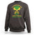 Jamaican Proverbs Sweatshirt You Can Shake A Mans Head But You Cannot Shake His Heart Skull - Wonder Print Shop