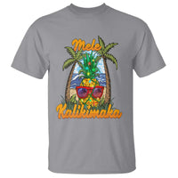 Mele Kalikimaka Christmas In Hawaii Xmas Light Pineapple T Shirt - Wonder Print Shop