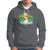Christmas In Hawaii Hoodie Hawaiian Snowman Xmas Palm Tree At The Beach - Wonder Print Shop
