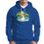 Christmas In Hawaii Hoodie Hawaiian Snowman Xmas Palm Tree At The Beach - Wonder Print Shop