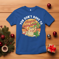 Christmas In Hawaii T Shirt Hawaiian Snowman You Don't Have To Shovel Sunshine - Wonder Print Shop