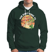 Christmas In Hawaii Hoodie Hawaiian Snowman You Don't Have To Shovel Sunshine - Wonder Print Shop