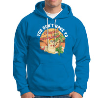 Christmas In Hawaii Hoodie Hawaiian Snowman You Don't Have To Shovel Sunshine - Wonder Print Shop