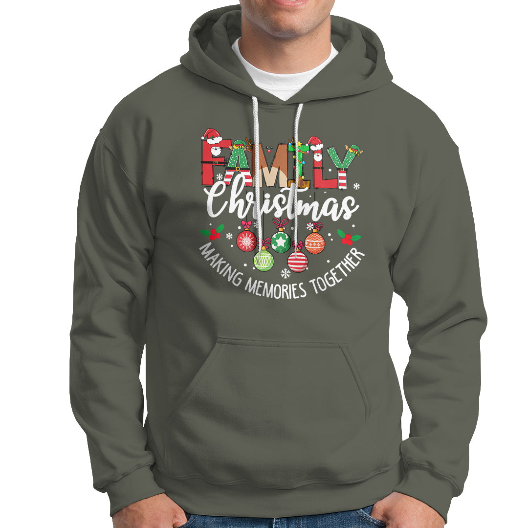 Family Christmas 2023 Making Memories Together Matching Hoodie - Wonder Print Shop