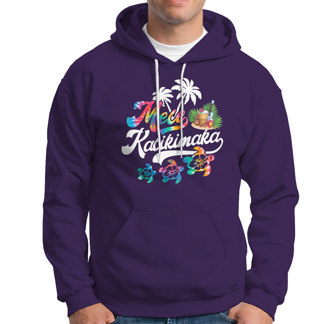 Mele Kalikimaka Tie Dye Christmas Turtle Hoodie - Wonder Print Shop