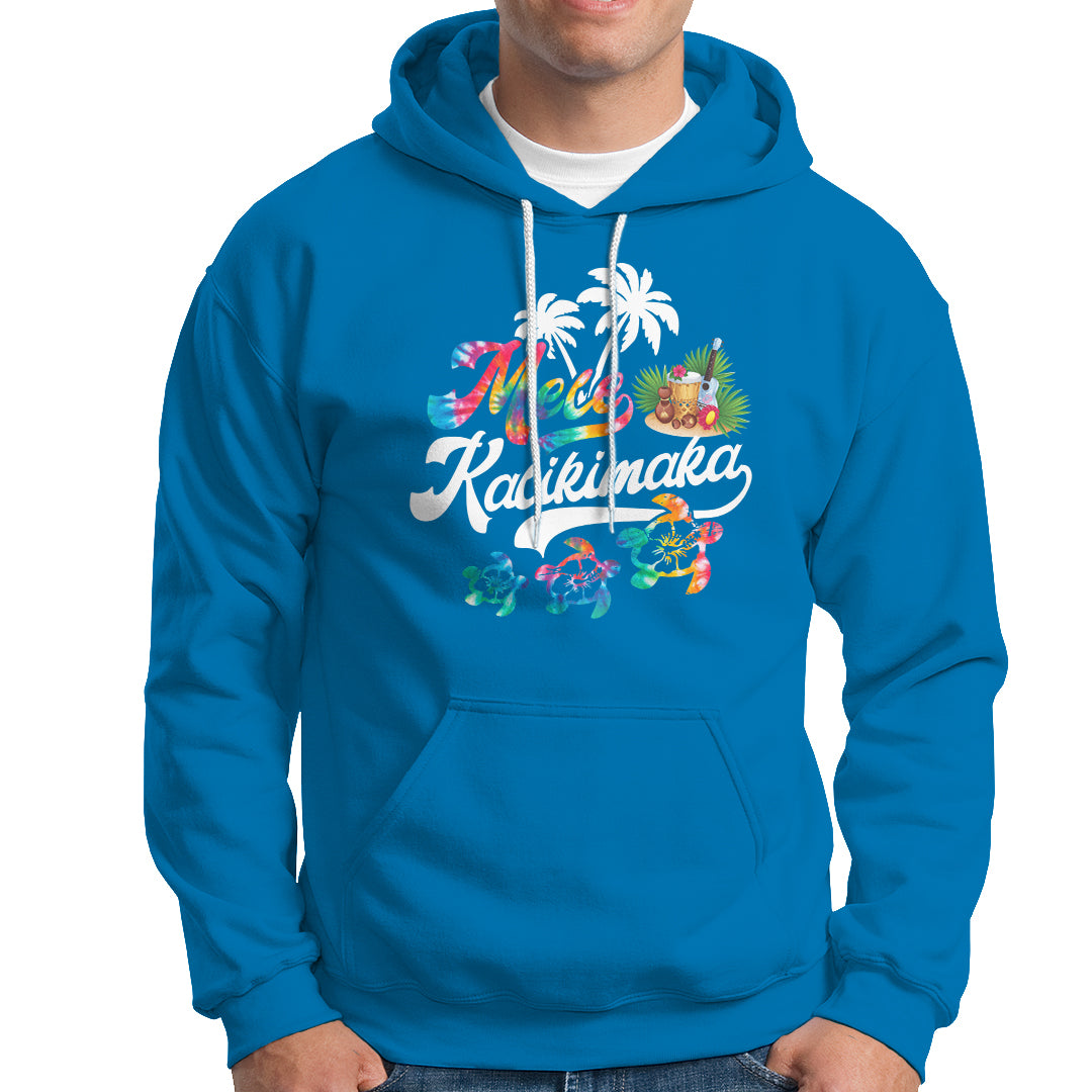 Mele Kalikimaka Tie Dye Christmas Turtle Hoodie - Wonder Print Shop