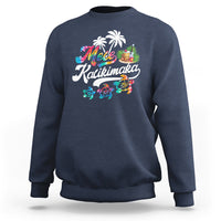 Mele Kalikimaka Tie Dye Christmas Turtle Sweatshirt - Wonder Print Shop