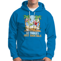 No Cookies Just Cocktails Drunk Santa Reindeer Summer Christmas Hoodie - Wonder Print Shop