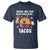 Valentine's Day T Shirt Roses Are Red Blah Tacos Funny Food Lover - Wonder Print Shop