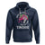 Valentine's Day Hoodie Roses Are Red Blah Skeleton Tacos Funny Food Lover - Wonder Print Shop