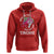 Valentine's Day Hoodie Roses Are Red Blah Skeleton Tacos Funny Food Lover - Wonder Print Shop