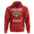 Valentine's Day Hoodie Roses Are Red Blah Pizza Funny Food Lover - Wonder Print Shop
