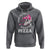 Valentine's Day Hoodie Roses Are Red Blah Skeleton Pizza Funny Food Lover - Wonder Print Shop