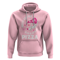 Valentine's Day Hoodie Roses Are Red Blah Skeleton Pizza Funny Food Lover - Wonder Print Shop