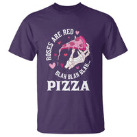 Valentine's Day T Shirt Roses Are Red Blah Skeleton Pizza Funny Food Lover - Wonder Print Shop