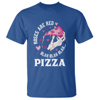 Valentine's Day T Shirt Roses Are Red Blah Skeleton Pizza Funny Food Lover - Wonder Print Shop